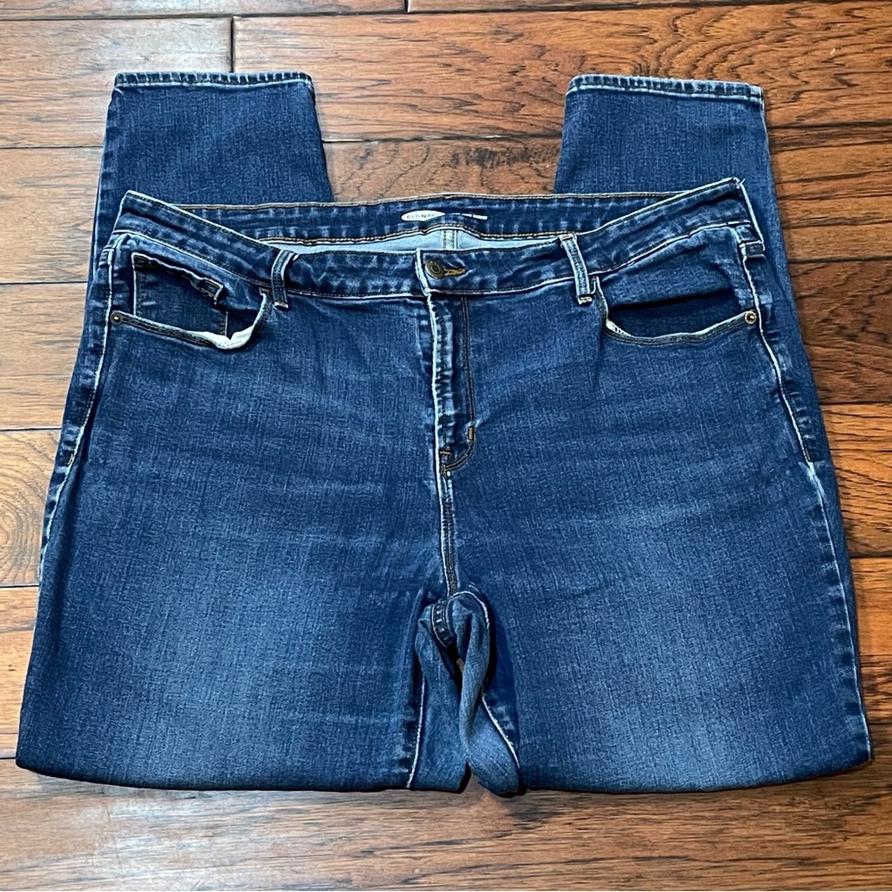 Old Navy Pop Icon Skinny Denim Jeans Women’s Plus Size 18 (39x29) - Picture 1 of 5